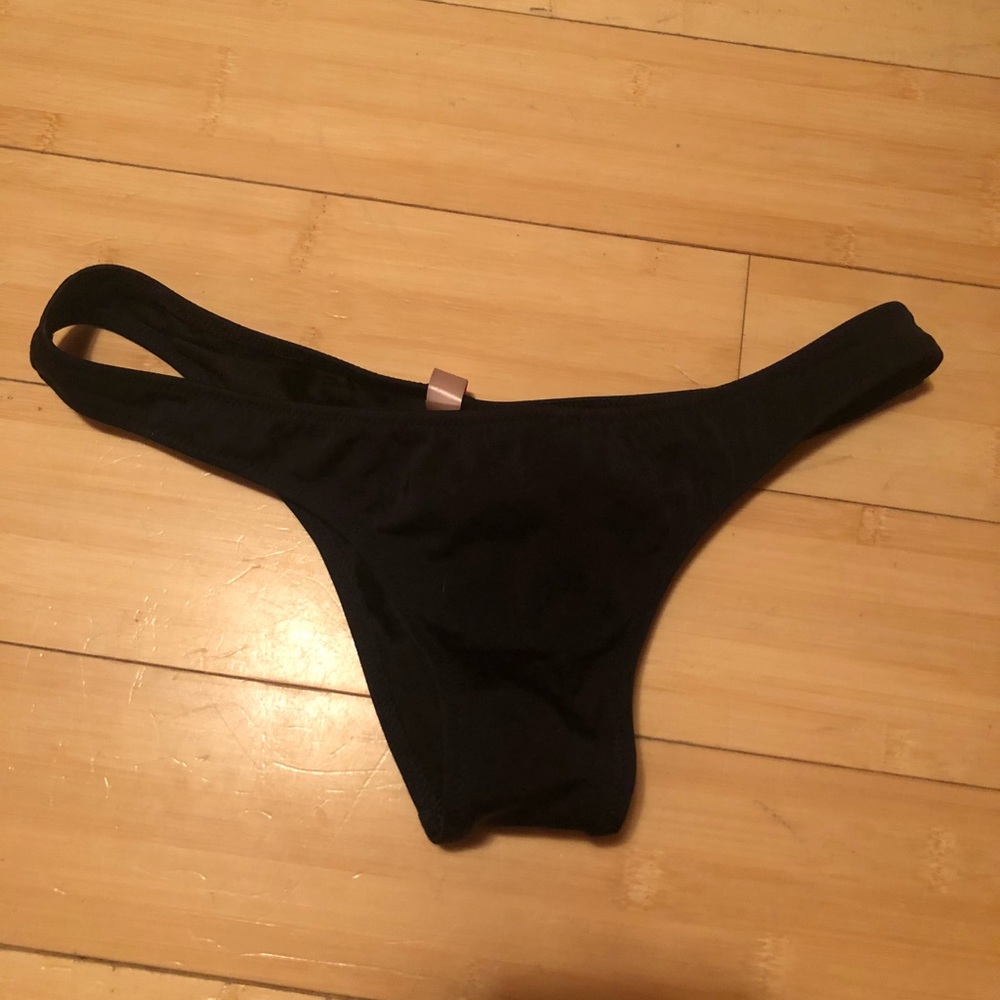 Victoria secret ruched thong bikini bottoms